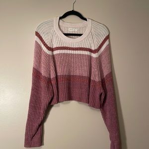 Aéropostale Cropped Stripe Sweater